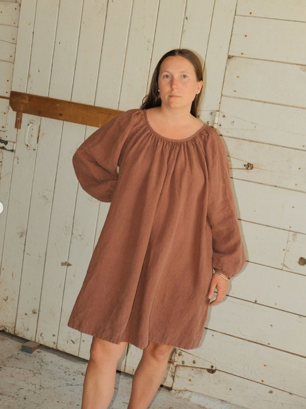 Shelter Mini Olive Dress in Cocoa - NWOT